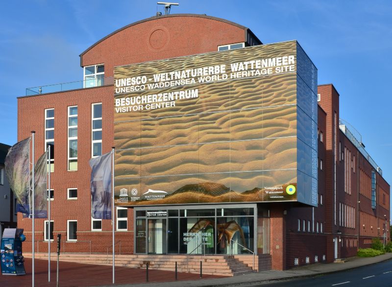 Picture shows entrance Visitor Centre Wilhelmshaven 
